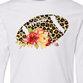 thumbnail image 4 of Inktastic Football with Flowers and Leopard Spots Long Sleeve Youth T-Shirt, 4 of 5