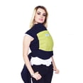 thumbnail image 1 of Fular Elastico Mami Ama Bebé-Marino Roma Verde Mami Ama Bebé Marino y verde, 1 of 2