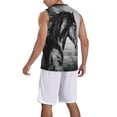 thumbnail image 5 of Rocae Running Horse for Men's Basketball Jersey Lightweight and Breathable Athletic Tank Top,Quick-Drying Sports Jersey, 5 of 9