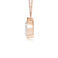 thumbnail image 2 of ANGARA Natural Diamond Solitaire Pendant in 14K Rose Gold for Women (Size-4x2.5mm| Color-I-J| Clarity-I1-I2) | April Birthstone, Anniversary, Jewelry Gift for Women | Natural Diamond Necklace, 2 of 8