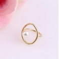 thumbnail image 5 of Women Ring Pearl with White Stone Gold, 5 of 5