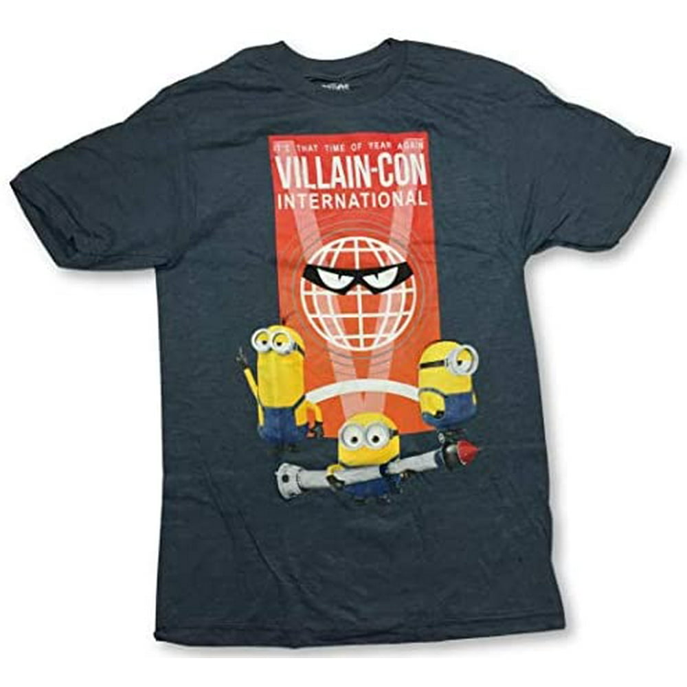 Despicable Me - Despicable Me Crew Neck Fashion Graphic Minions Adult T