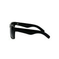 thumbnail image 3 of Polarized Rectangular Plastic Oversize Mens Sport Sunglasses All Black, 3 of 4