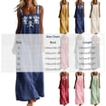 thumbnail image 3 of Guluxicc Women's Boho Embroidered Jumpsuit Wide Strap Sleeveless Wide Leg Long Jumpsuit with Pockets for Summer Vacation, 3 of 6