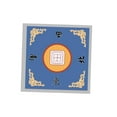 thumbnail image 2 of DOLITY Tapis de Mah-Jong Housse de Table de Jeu Professionnelle Antidérapante Tapis de Jeu de Société Nappe de Mah-Jong pour Rassemblement à la Maison Bleu B, 2 of 9