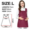 thumbnail image 2 of Anti-Radiation Maternity Clothes Baby Mom Protection Shield Dresses,Maroon,L, 2 of 6