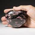 thumbnail image 2 of Polished Imperial Rhodonite Heart from Madagascar (400 grams), 2 of 3