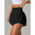 thumbnail image 6 of High Waisted Shorts for Women for Running Athletic Workout Gym with Pockets Liner Black L, 6 of 9