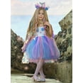 thumbnail image 2 of Girls Mermaid Dress Unicorn Dress Kids Play Dress up Costume Party Dress, 2 of 3