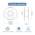 thumbnail image 4 of Filamento De Impresora Material De Impresión 3d 1 Kg 1,75 Mm negro, 4 of 4