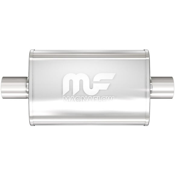 Magnaflow Performance Exhaust Muffler 11219 Single 3 Inch Center Inlet; Single 3 Inch Center Outlet; 14 Inch Body/20 Inch Overall Length