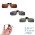 thumbnail image 5 of TOP-MAX Sunglasses Clip, UV400 Protection Sunglasses Clip with Polarized Lens, for Men and Women (1pcs, Dark Green-Large), 5 of 7