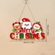 thumbnail image 3 of Decoración navideña LED para colgar en la pared | Cuadro de Papá Noel de madera con luces navideñas | Decoración navideña para interiores con pilas, 3 of 5