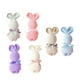 thumbnail image 5 of KAKOWELY 6 toallas de bebé para el hogar, adorables toallas de lavado, toallas de conejo multifunción, accesorio de boda, 5 of 5
