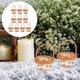 thumbnail image 4 of 10 Pcs Baskets for Easter Eggs Portable Flower Pastoral Style Handmade, 4 of 8