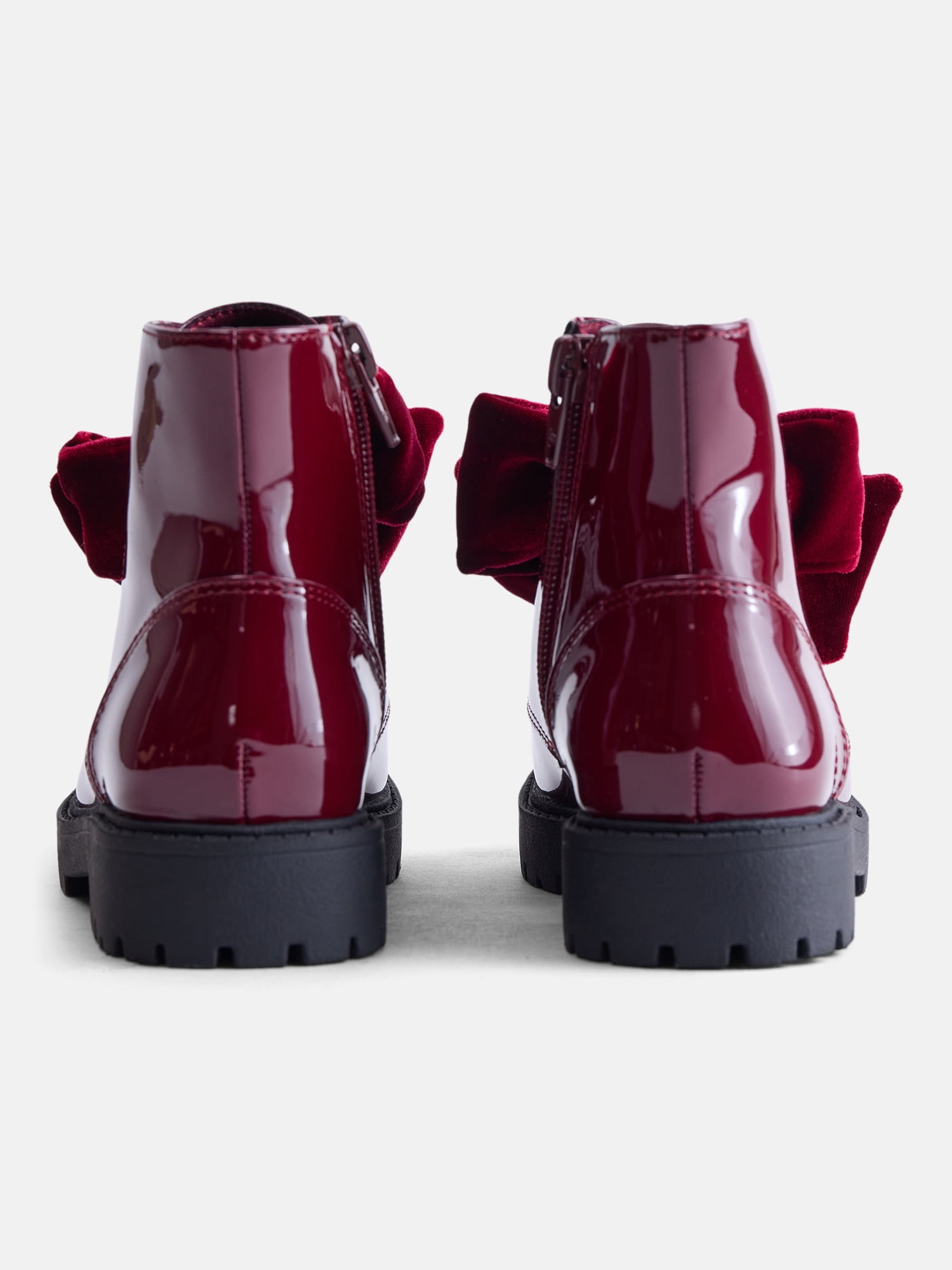 Wonder Nation Baby and Toddler Girls Bow Combat Boots