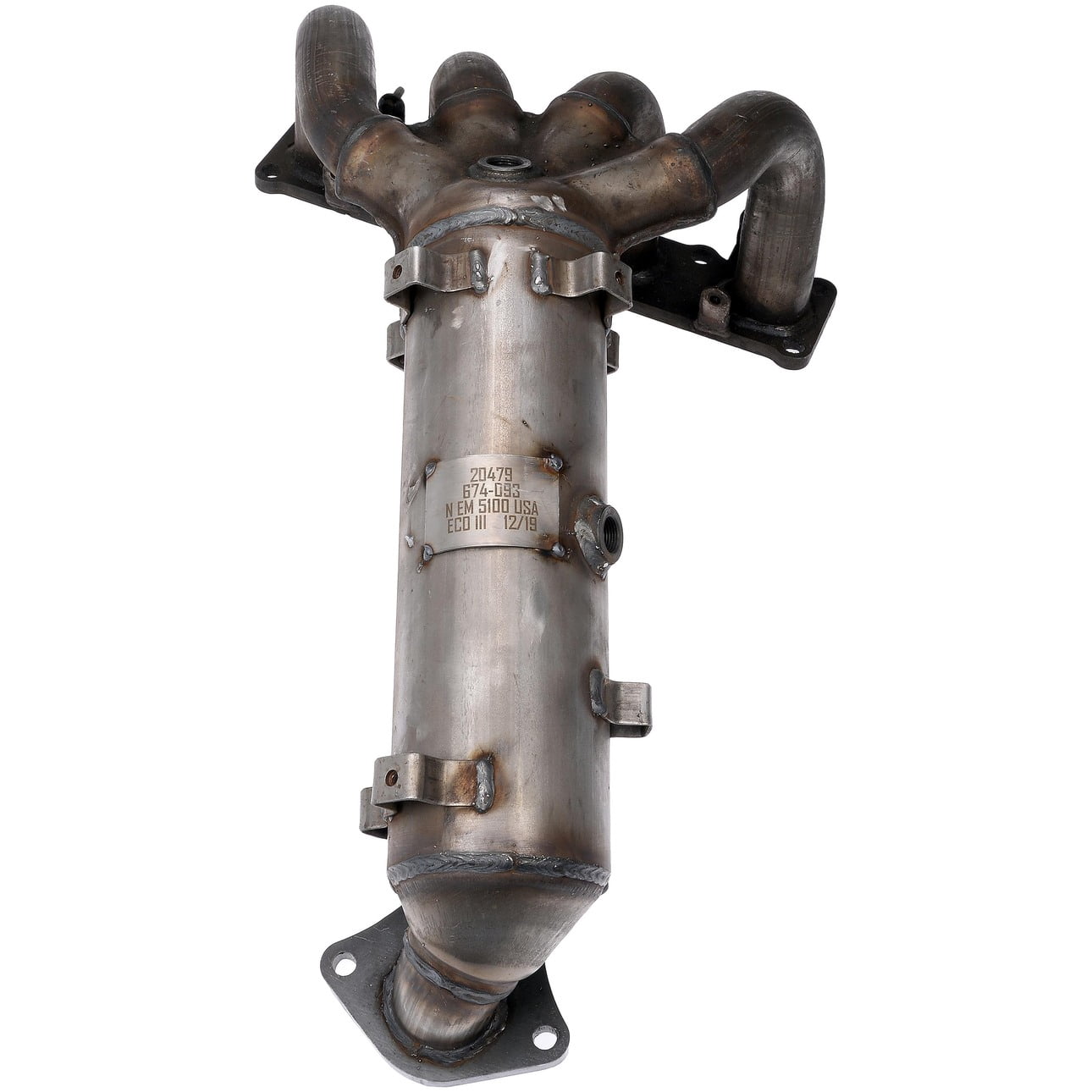 Dorman 674-093 Catalytic Converter with Integrated Exhaust Manifold for Specific Chrysler / Dodge / Jeep Models, Natural