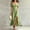 14# Green, variant on Women Ruffle Floral Maxi Summer Dress Off Shoulder Short Sleeve Backless Flounce Bodice Slit Hem Beach Dresses Sky Blue 2XL