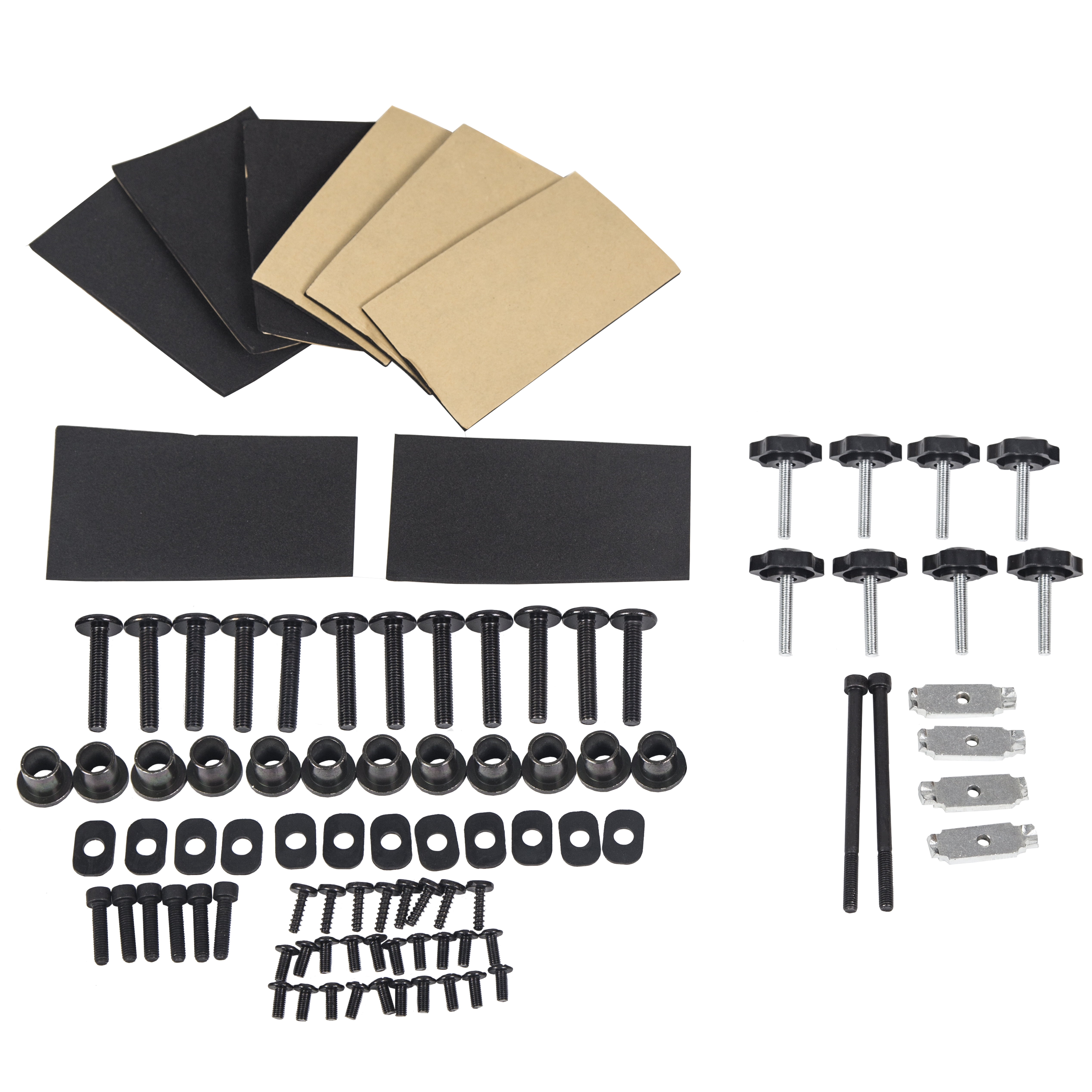Kojem Roof Rack Rail Cargo Carrier for Toyota FJ Cruiser, 150 lbs Capacity, Black Aluminum