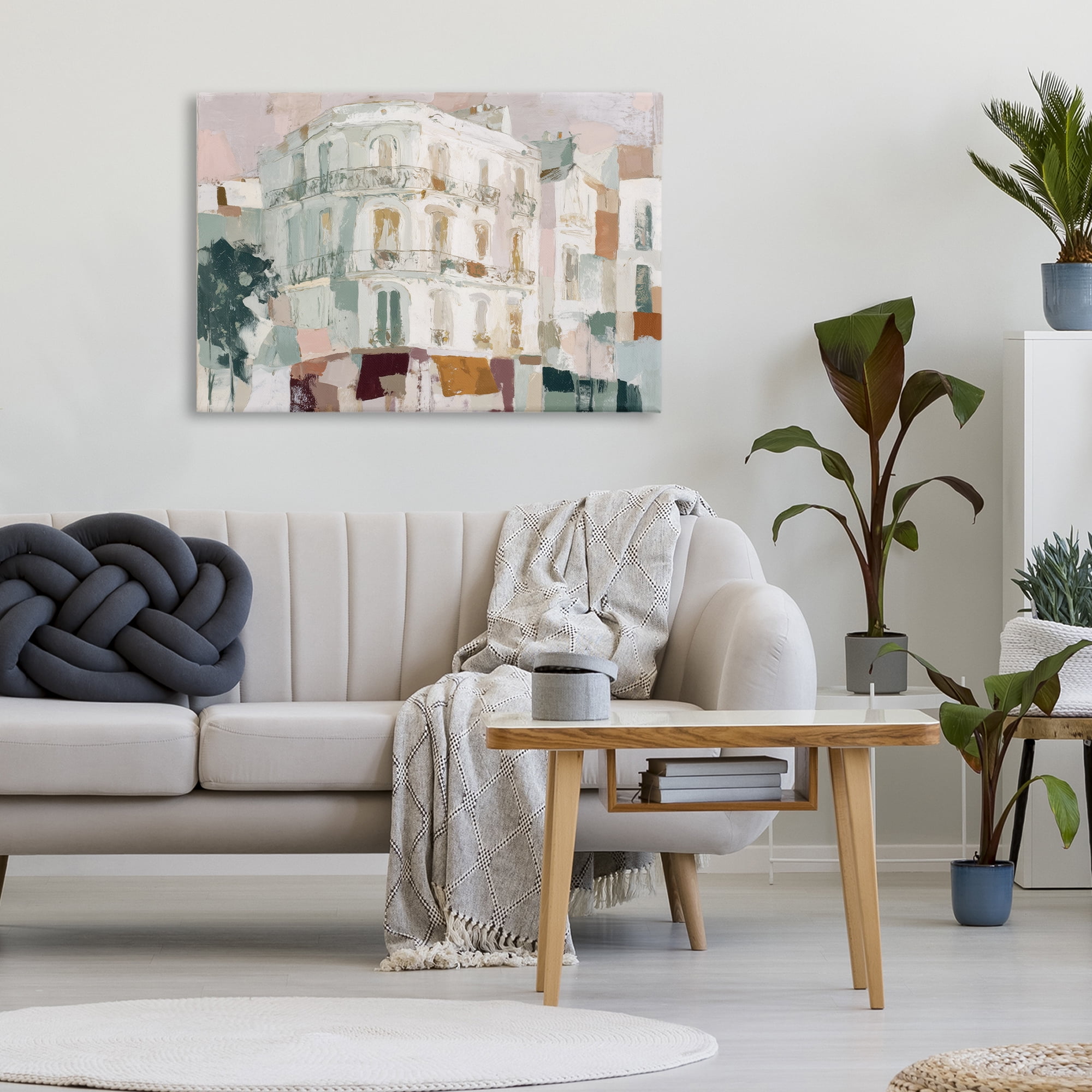 Stupell Industries Barcelona Street Corner Canvas Wall Art, design by Chromatic Storm Studio