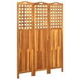 thumbnail image 1 of vidaXL 3-Panel Room Divider 121x2x170 cm Solid Acacia Wood, 1 of 5
