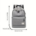 thumbnail image 2 of Stylish Nylon Backpack - Perfect for School & Travel - Large Capacity, 2 of 5