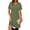 Army Green, variant on V Neck Dresses for Women Side Split Short Sleeve Dresses Casual Summer Dress with Pockets