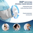 thumbnail image 2 of Electric Nasal Rinse Cleaner, SVW-K230 Battery Powered Nose Washing System with Dual Tanks, 2 Replacement Silicone Nozzles, Portable Home Nasal Care Irrigator for Adults & Kids Over 13 Years Old, 2 of 8