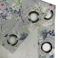 thumbnail image 4 of Ambesonne Flower Grommet Curtain, Floral Nature Spring Branch, 50"x63", Grey Lime Green and Pale Pink, 4 of 5