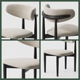 thumbnail image 5 of Hobart - Round Matte Sintered Stone Dining Table, 5 of 7