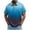 Blue B, variant on Shirts For Men Gradient Print Short Sleeve Button Collar Casual Summer Golf Style Pullover Shirt For Resort Travel Weekend And Daily Leisure