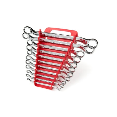 UPC: 0020209244111 | TEKTON 45-Degree Offset Box End Wrench Set  11-Piece (6-32 mm) – Keeper | WBE24411