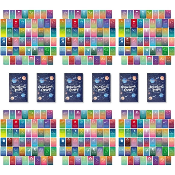 52 Pcs Positive Affirmations Meditation Spiritual Self Care Cards Gifts, Set of 6, 9.7x6 cm Paper Prints
