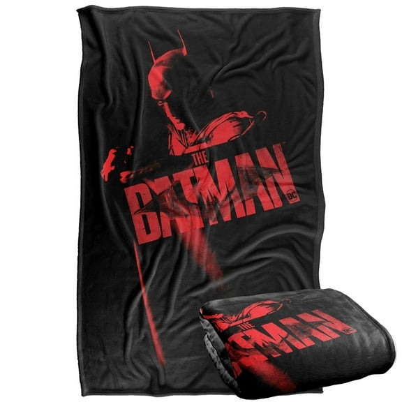 The Batman (2022) Blanket, Monochromatic Red Silky Touch Super Soft Throw Blanket 36' x 58'