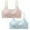 Blue, variant on 2 Pack Back-Smoothing Bra Balconette Bra Women Embroidered Glossy Comfortable Breathable Bras Comfort Bralettes Everyday Bra Seamless Soft Cup Bra Underwear Multicolor