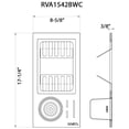 thumbnail image 2 of Ruvati RVA1542 Dish Plate and Silverware Caddy Drying Rack for Workstation Sinks, 2 of 7