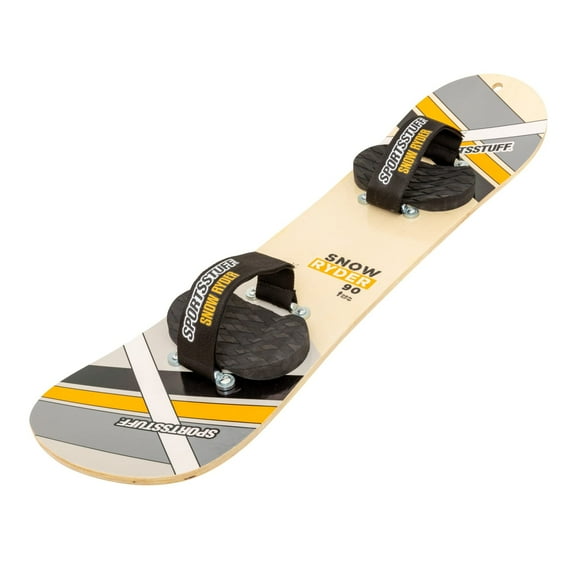 SportsStuff Snow Ryder PRO Hardwood Snowboard, Beginner's Wood Snowboard, Multiple Sizes/Colors