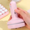 thumbnail image 3 of Aspiradora de escritorio - Mini aspiradora de polvo de mesa - Limpiador de escritorio inalámbrico y diseño giratorio de 360 ​​grados para limpiar cabello, migas y teclado de computadora de e, 3 of 5