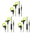 thumbnail image 2 of Guardoinrt Écouteurs de Sport Étanches Stéréo pour Téléphone Intelligent Réduction de Bruit Résistants à la Transpiration Casque de Musique Portable Mains Libres Vert 3ensemble, 2 of 6