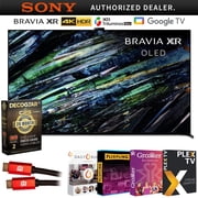 Sony BRAVIA XR A95L 77 inch QD-OLED 4K HDR Smart TV (2023) + Deco Gear 4K HDMI 2.0 Cable x2 + Movie Streaming & 26 Month Extended Protection | Official Sony Partner |