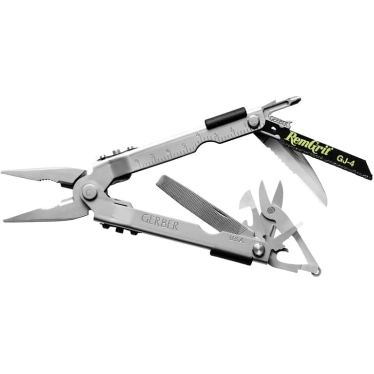 Gerber Pro Scout Multi-Plier With Sheath | 600-Line Needle Nose Pliers, RemGrit Saw, Fiskars Scissors & 12+ Tools
