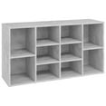 thumbnail image 2 of vidaXL Shoe Bench Shoe Cubby Rack Organizer with Compartments Engineered Wood, 2 of 66