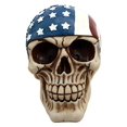 thumbnail image 5 of Ebros Gift Patriotic US Flag Bandana Skull Decorative Figurine, 5 of 5
