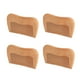 thumbnail image 1 of Peine de Parto ANGGREK 4 Piezas Dientes Finos Diseño Ergonómico Madera Libre de Estática, 1 of 7