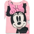 thumbnail image 5 of Minnie Mouse Toddler Long Sleeve Top and Pants Pajama Set, 2-Piece, Sizes 12M-5T, 5 of 8