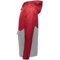thumbnail image 3 of Holloway Sportswear S Boys Pack Pullover Scarlet/Athletic Grey 229634, 3 of 5