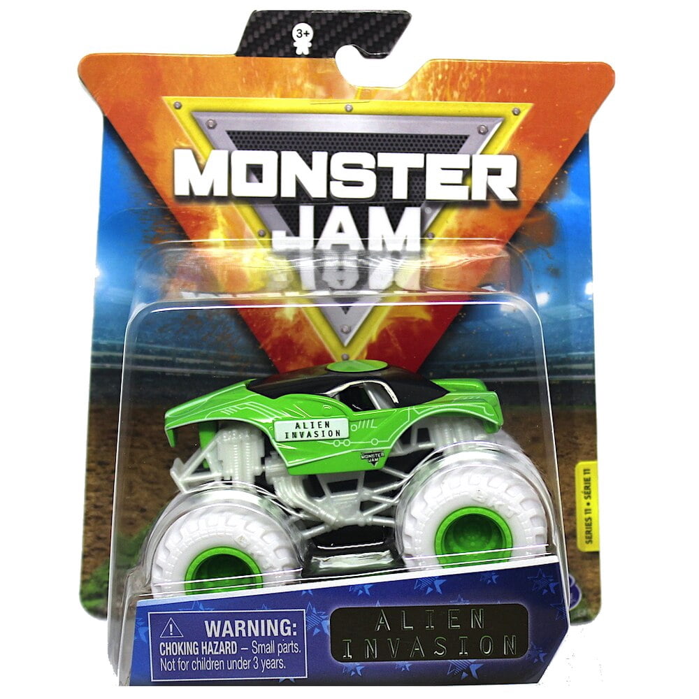green monster truck toy