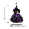 thumbnail image 2 of Uxgjfwu Skeleton Witch Pendant Hanging Ornament, Halloween Skull Decor, Spooky Witchcraft Theme For Party Ceiling Or Tree Accent, Chilling Festive Display, 2 of 6