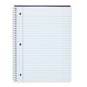 Pen+Gear Wide Rule 3 Subject Notebook, 8” x 10.5”, Purple, 120 Sheets, New