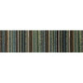 thumbnail image 1 of Art Carpet 841864116991 2 x 8 ft. Seaport Collection Wavy Stripe Woven Area Rug, Multi Color, 1 of 1
